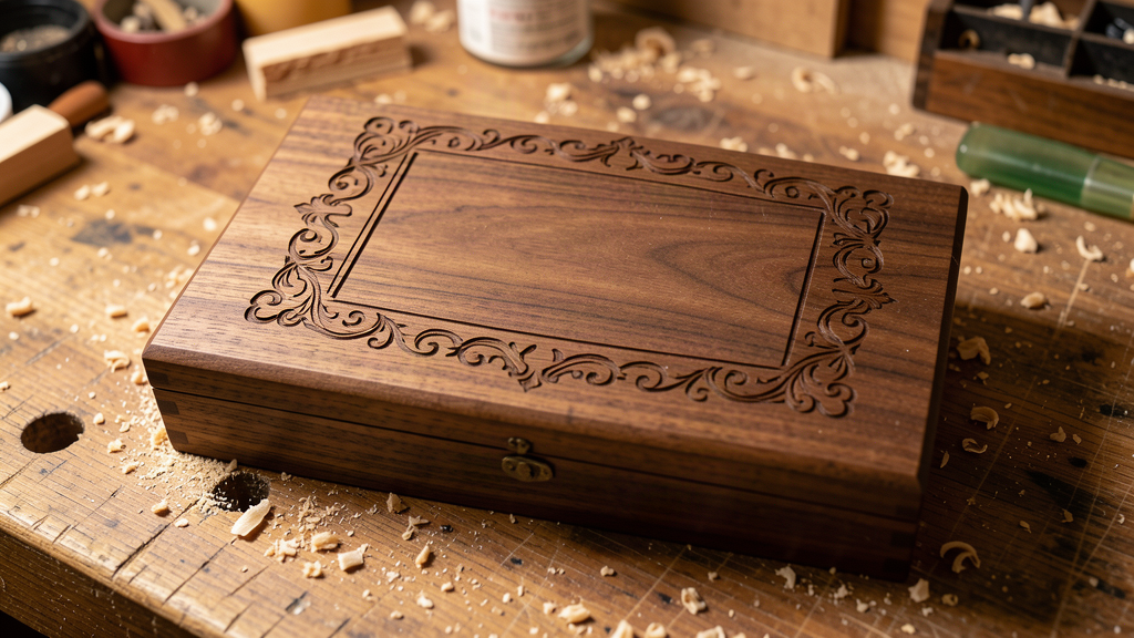 Generated wood engraving concept reference.